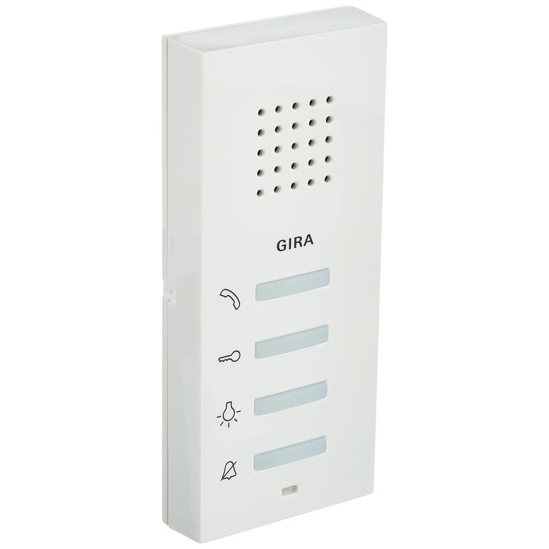 Gira - Wohnungsstation Freisprechen Ap System 55 Reinweiss Glänzend