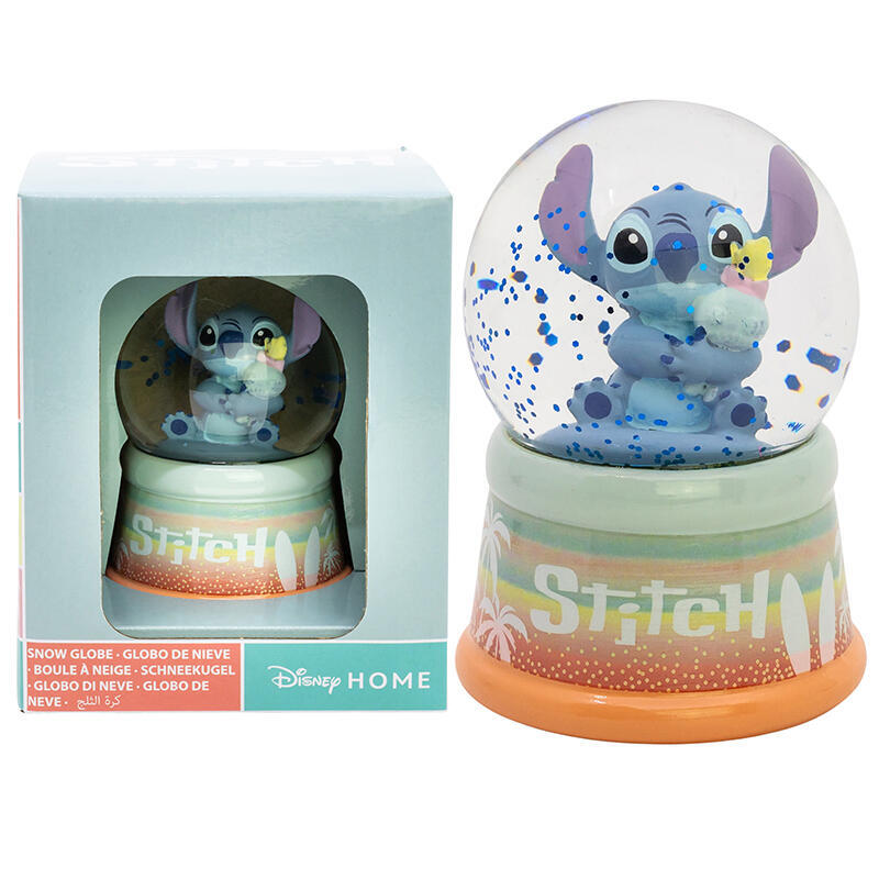 Globo De Nieve Stitch En Caja Regalo