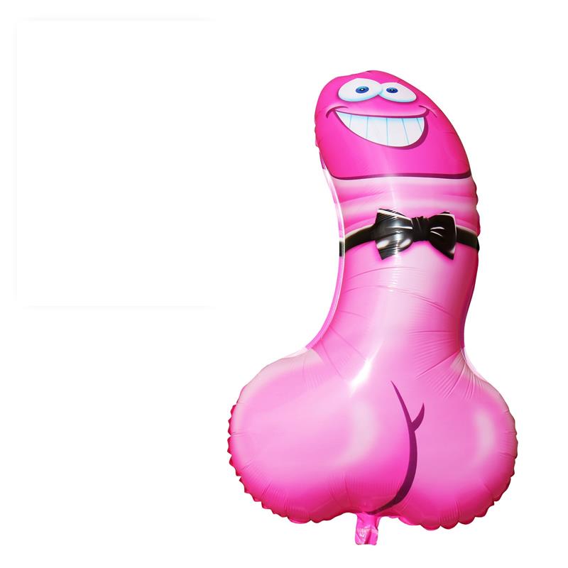 Globo Poliamida Pene Rosa 90 Cm