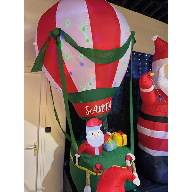 Globo Inflable Con Papa Noel