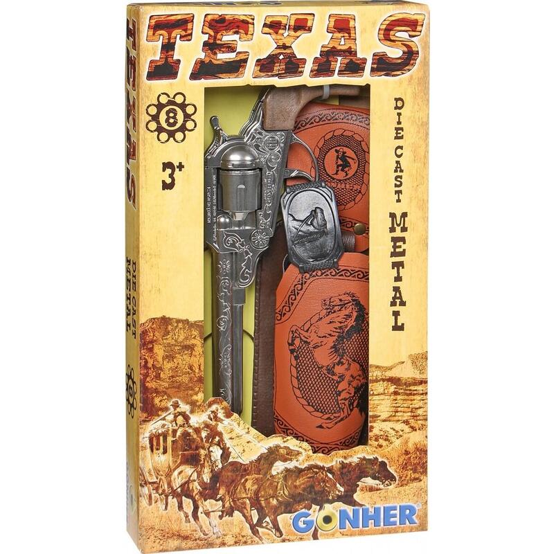 Gonher Metal Cowboy Revo Lver With A Holster