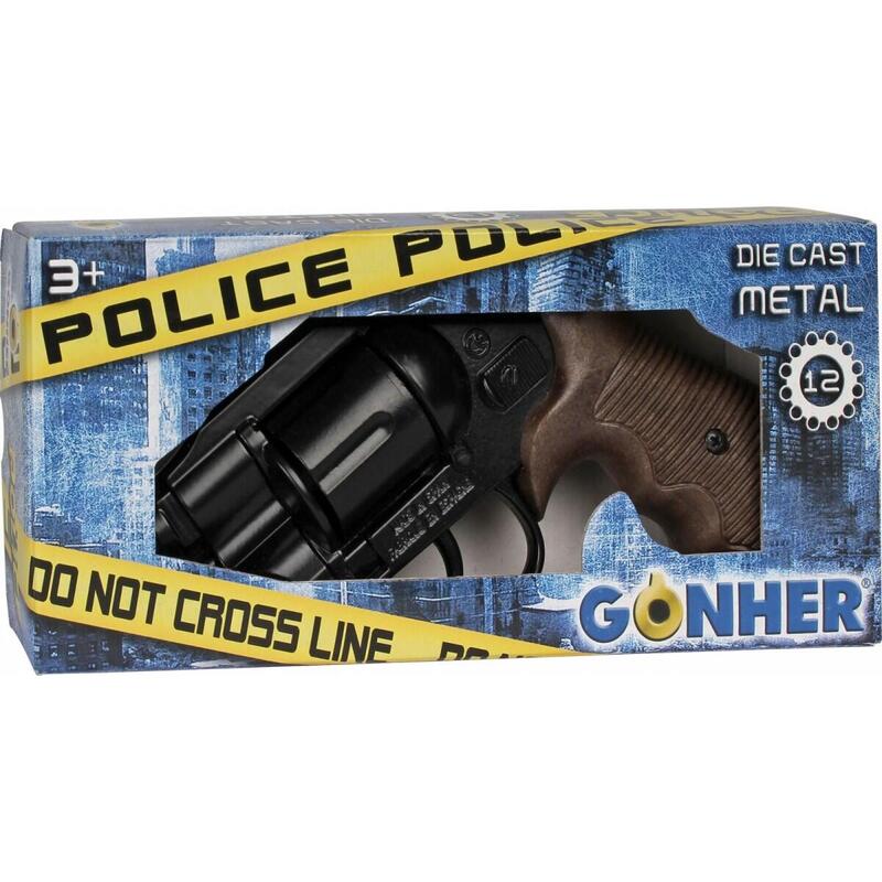 Gonher Metal Police Revo Lver 12 Rounds
