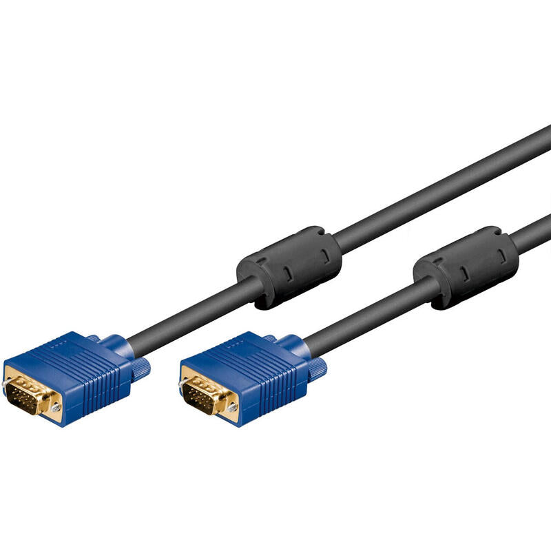 Goobay 93368 Cable Vga 1,8 M Vga (D-Sub) Negro