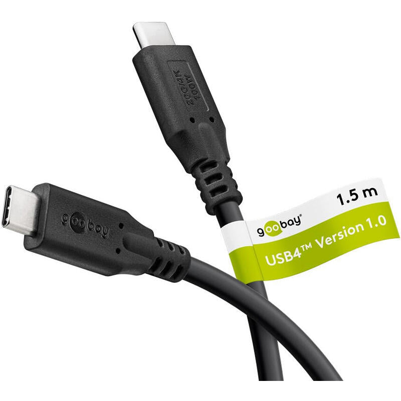 Goobay Cable Usbc C4.0 100w 20gbit S Power Delivery 1.5m