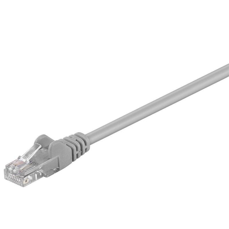 Goobay Cat 5-2000 Utp Grey 20m Cable De Red Gris