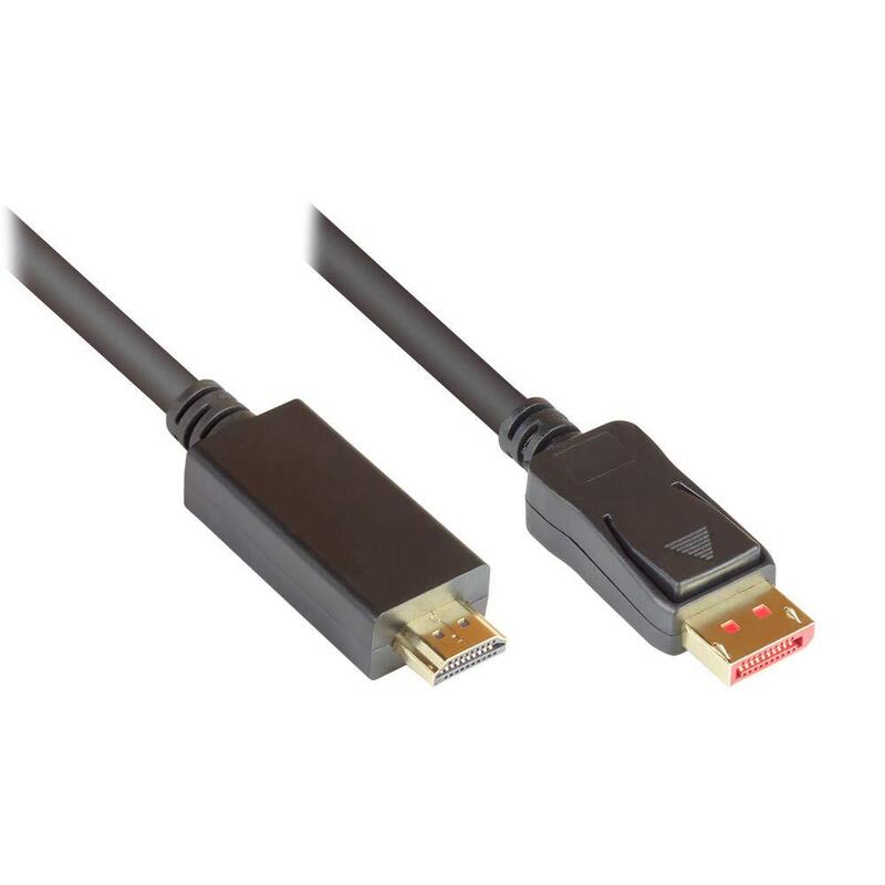 Good Connections Cable Dp1.4-M.-Hdmi2.0-M. Negro 5m