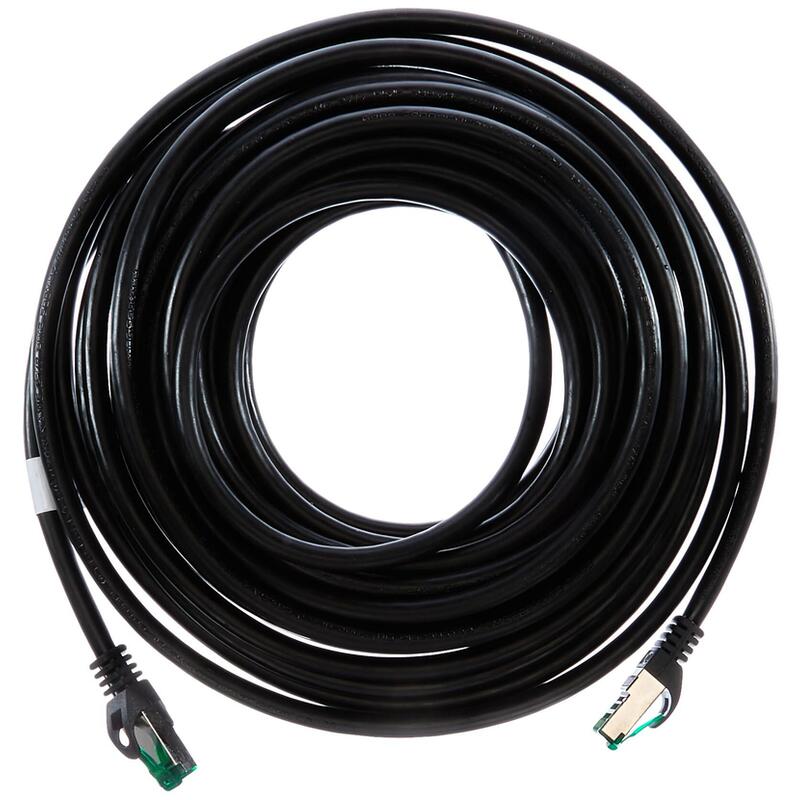 Good Connections Cat.6a Cable De Red Outdoor Hf Negro 10m