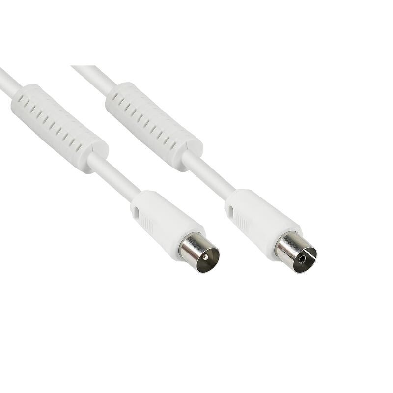 Good Connections Tv Cable De Antena Blanco 10m