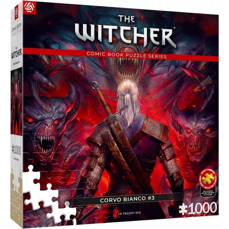Good Loot Comic Book Puzzle: The Witcher (Wiedzmin) Corvo Bianco, 1000 Elementów