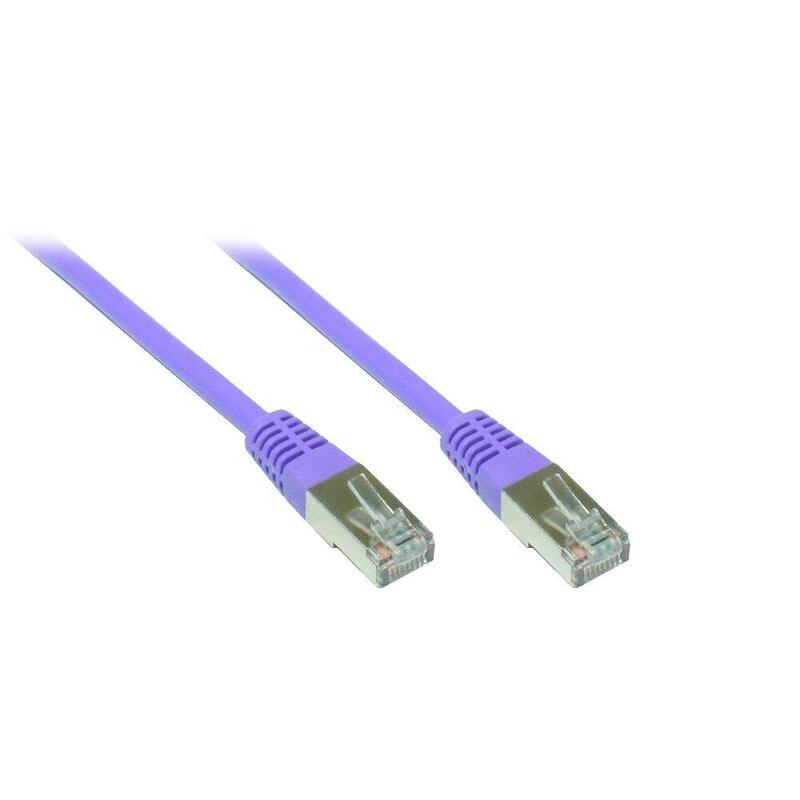 Goodconnections Cable De Red Mit Rastnasenschutz, Cat. 6, S Ftp, Pimf, Pvc, 250mhz, Violett, 20m,
