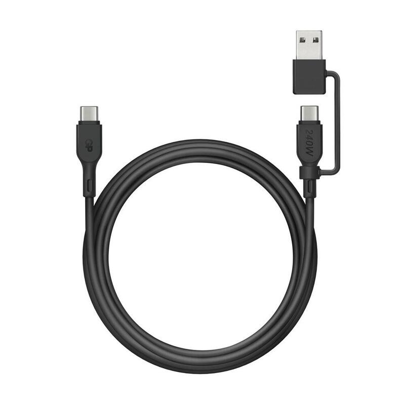Gp 240w Lade- & Sync Kabel Usb-A Auf Usb-C Und Usb-A