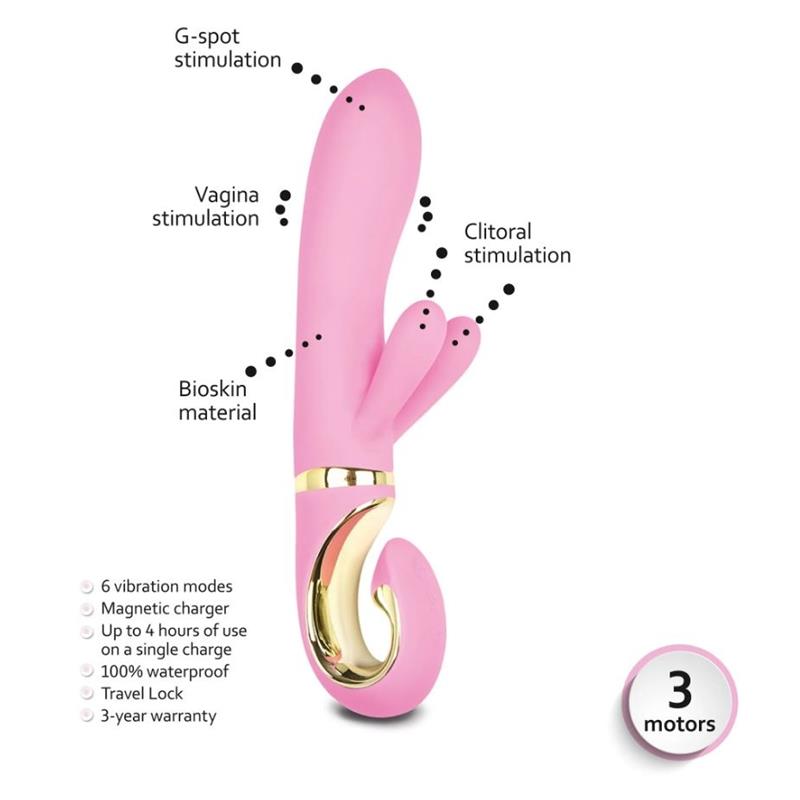 G-Vibe - G-Rabbit Vibrador Conejito Rampante Rosa
