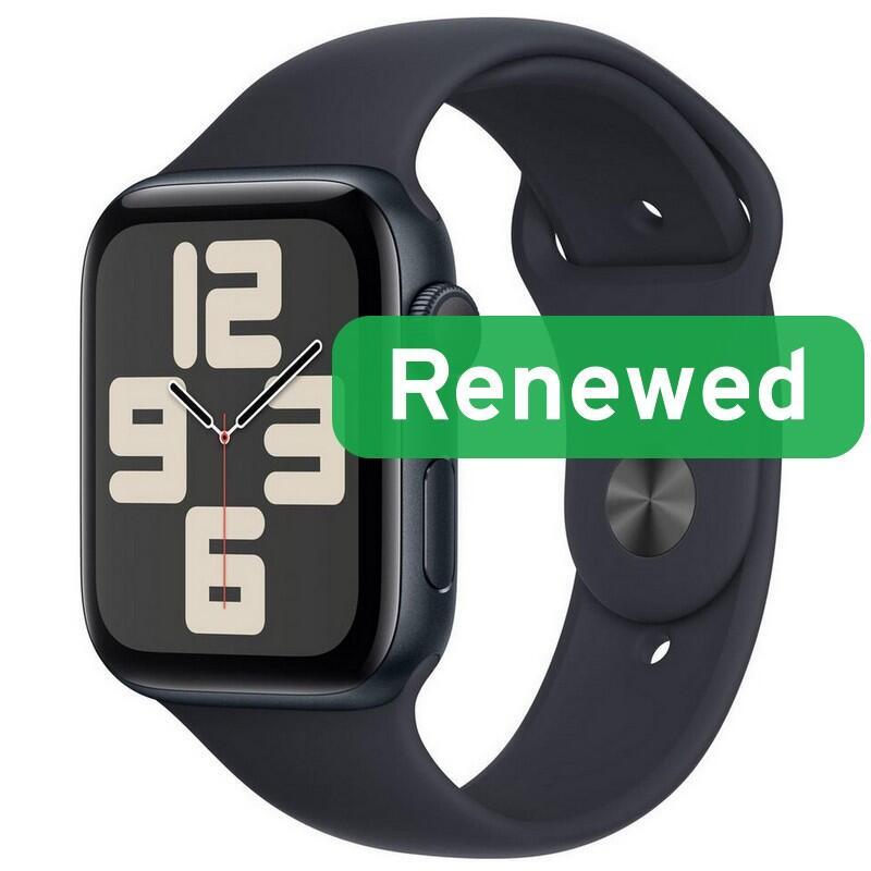 Grade A  Apple Watch Se2 Lte 44mm  1.78" Retina Oled Ltpo  Lte  Midnight  Watchos