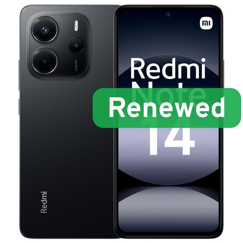Grade A++  Redmi Note 14  6gb Ram  128gb  4g  Midnight Negro  Android