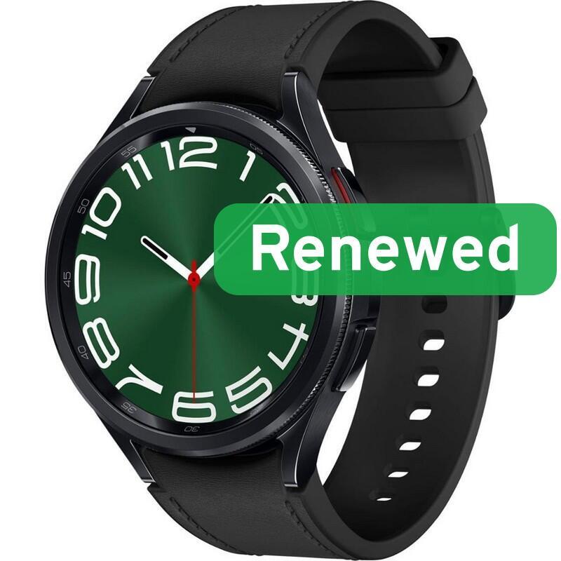 Grade A  Samsung Galaxy Watch6 Classic Bt 47mm (Sm-R960)  1.5" Super Amoled  Bluetooth  Negro  Wear Os