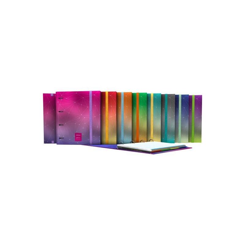 Grafoplás Carpebook Forrado 4d35 A4 Unequal Metallic Violeta