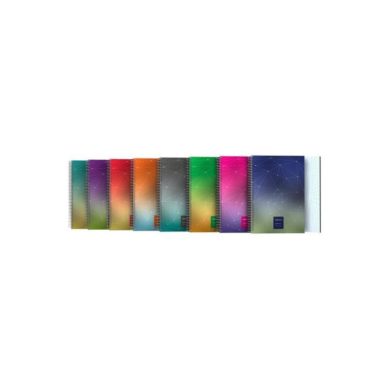 Grafoplás Cuaderno Folio Tapa Pp Unequal Metallic Surtido