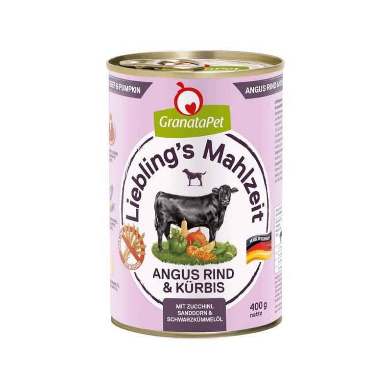 Granatapet Liebling'S Mahlzeit Angus Beef & Pumpkin - Comida Húmeda Para Perros - 800g