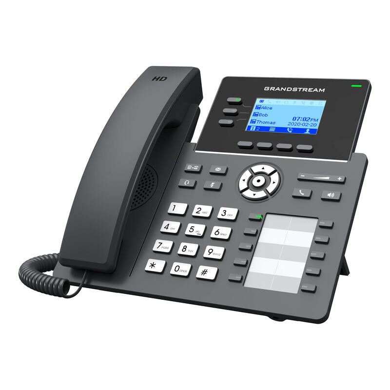 Grandstream Grp2604 [Telefono Voip: 6 Cuentas Sip, Audio Hd, 10 Ajustes Preestablecidos, 2 Rj45 10/100/1000 Mbps]