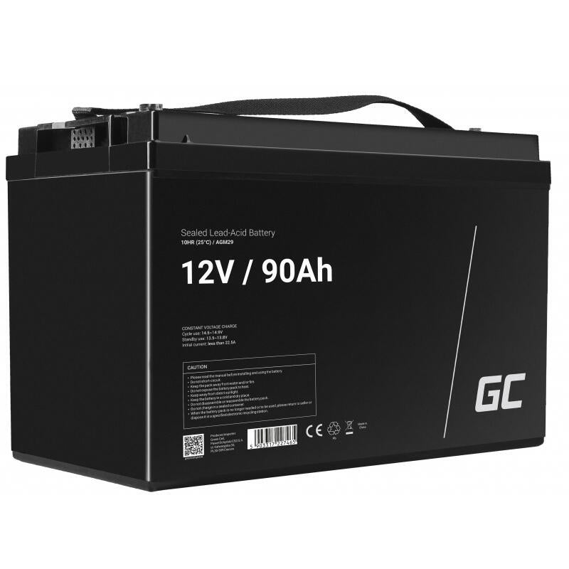 Green Cell Agm Batería 12v 90ah