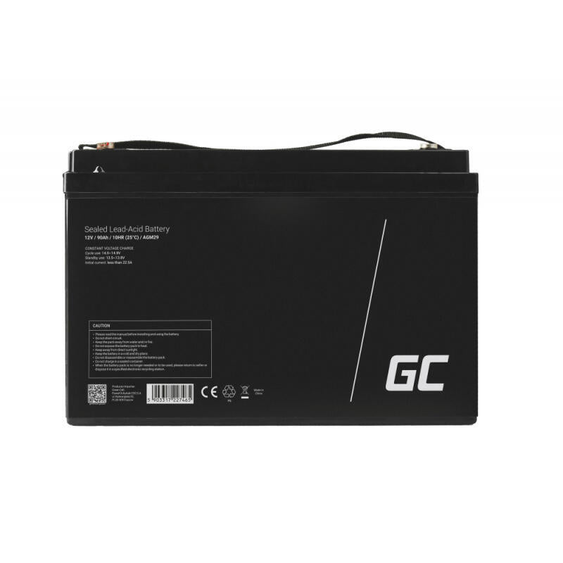 Green Cell Agm Batería 12v 90ah