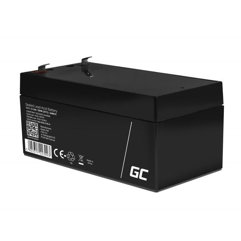 Green Cell Agm19 Batería Para Sistema Ups Sealed Lead Acid (Vrla) 12 V 3,3 Ah