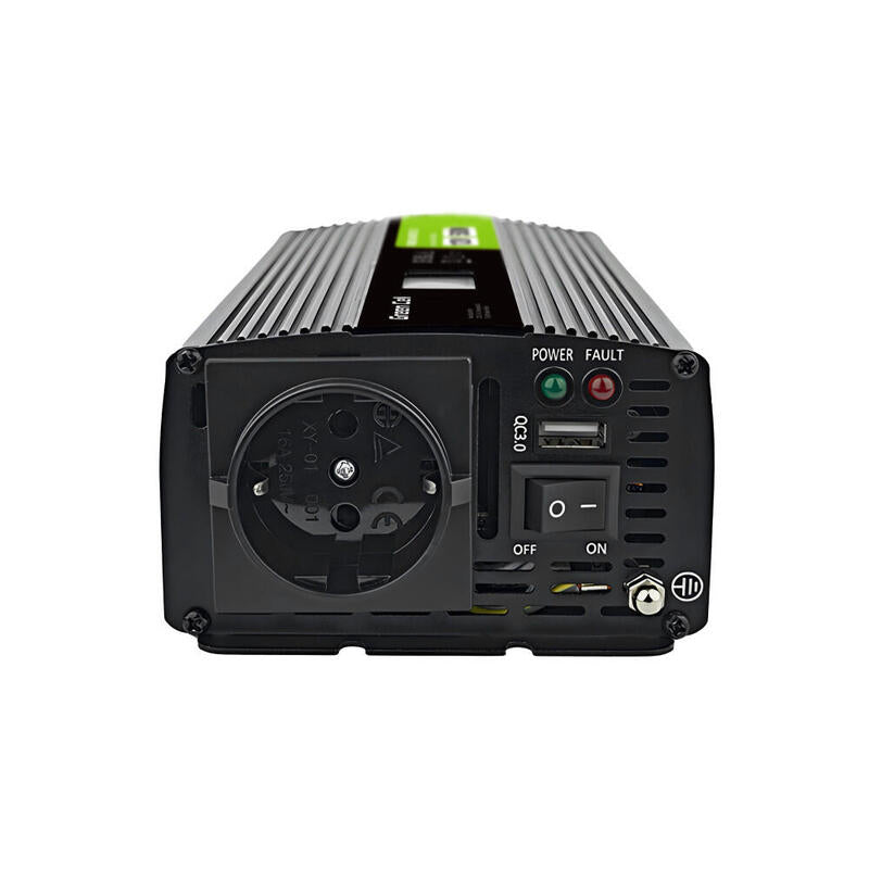 Green Cell Power Inverter 12v-230v 500w 1000w With Lcd Display - Pure Sine Wave