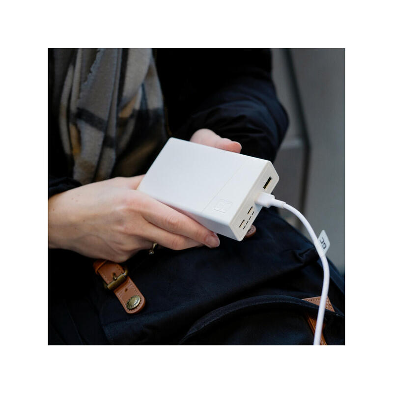 Green Cell Powerbank Powerplay 20s Blanco 20000mah 22.5w 3x Usb-C 1x Usb-A