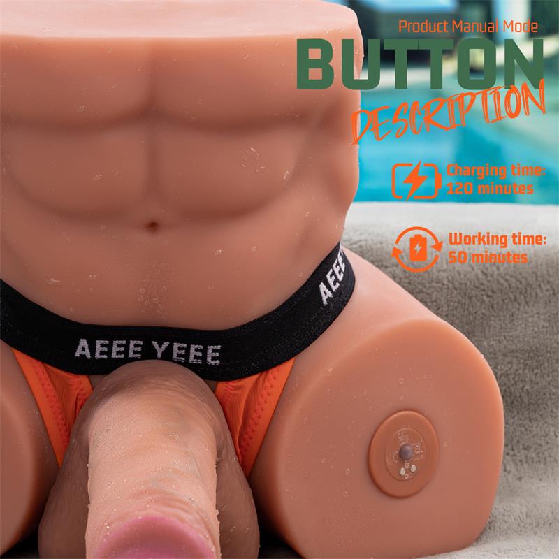Gretel Semi Torso Con Dildo Desmontable, Thrusting Y App 6 Kg