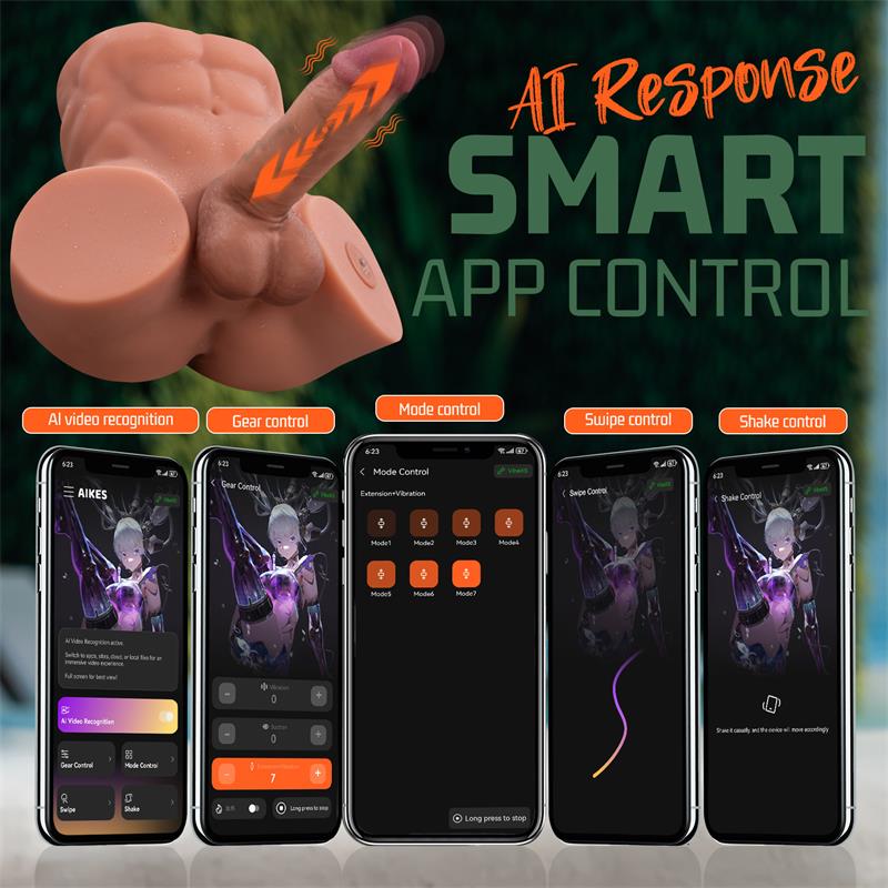 Gretel Semi Torso Con Dildo Desmontable, Thrusting Y App 6 Kg