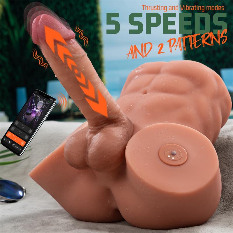 Gretel Semi Torso Con Dildo Desmontable, Thrusting Y App 6 Kg