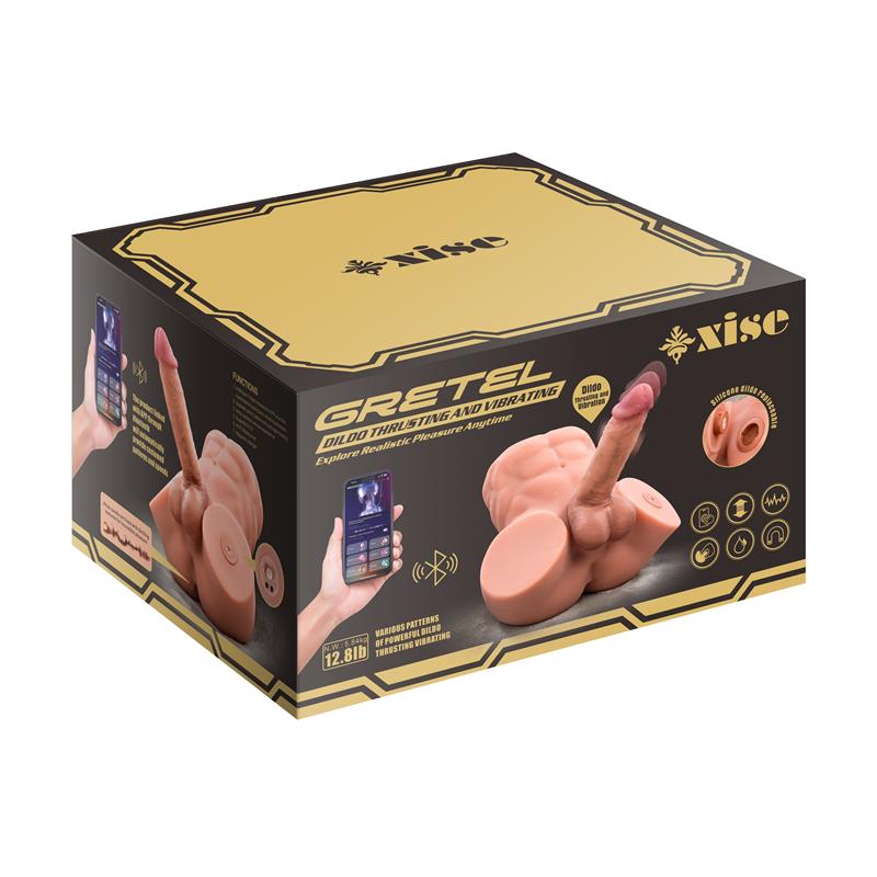 Gretel Semi Torso Con Dildo Desmontable, Thrusting Y App 6 Kg