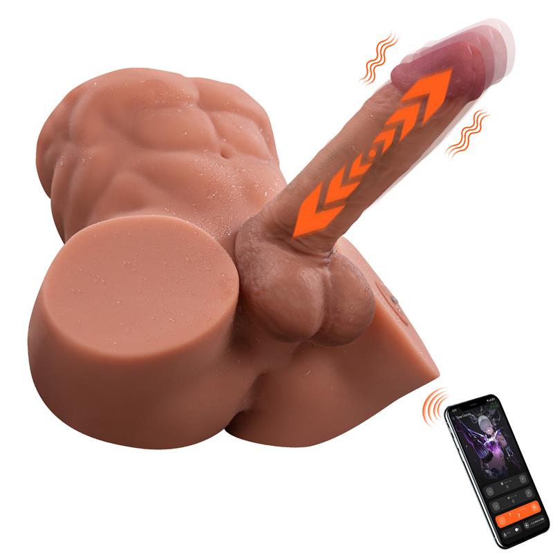 Gretel Semi Torso Con Dildo Desmontable, Thrusting Y App 6 Kg