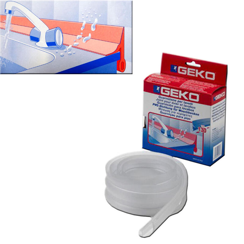 Guarnicion Pvc Para Lavabos- Fregaderos Transparente 130cm