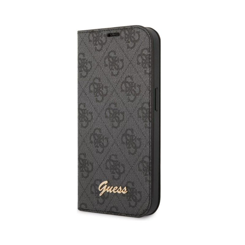 Guess Gubkp14xhg4shk Iphone 14 Pro Max 6.7" Negro Book 4g Vintage Gold Logo