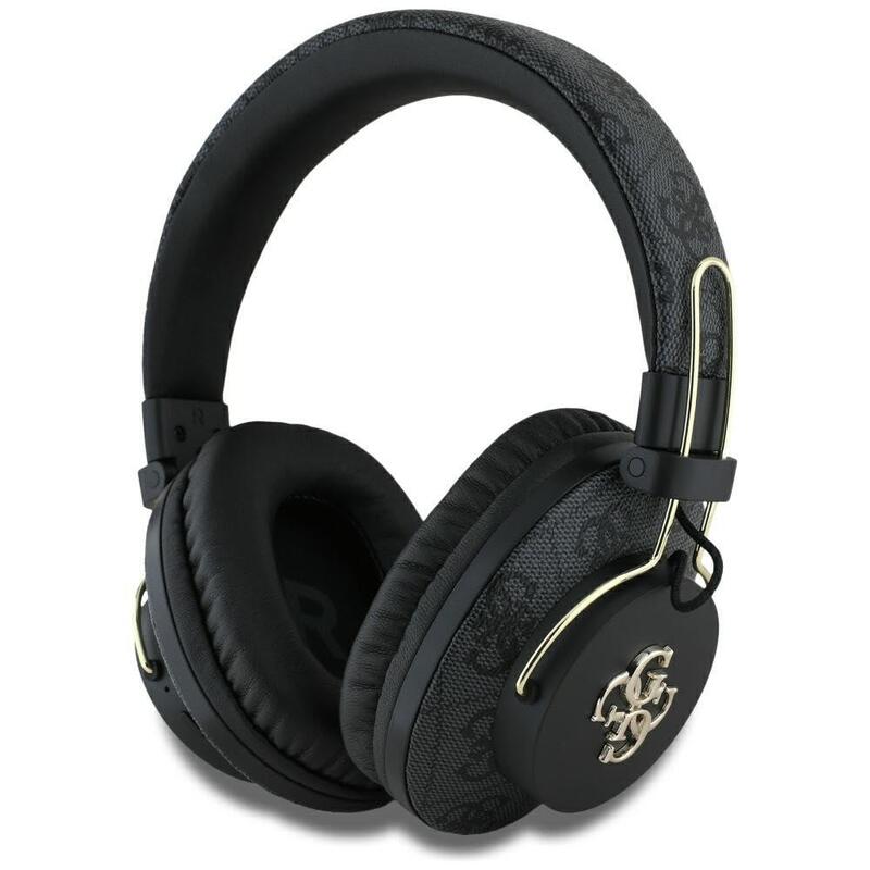 Guess Wireless Bluetooth Headset Metal Logo Negro Gubhs72p4fc4mk - Headset - Inalámbrico
