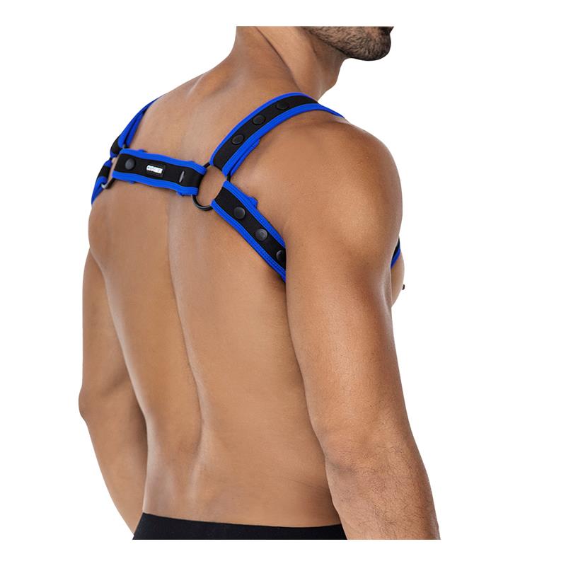 H4rness05 Arnés De Pecho Neon Azul Eléctrico Talla Única