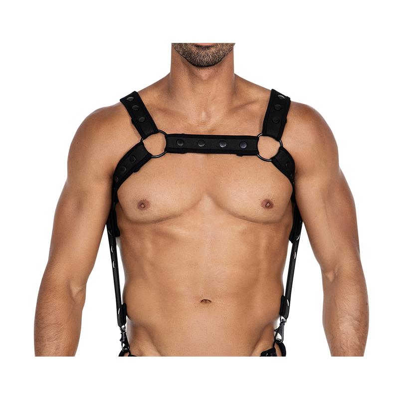Arnés H4rness05  De Pecho Neon Negro Talla Única