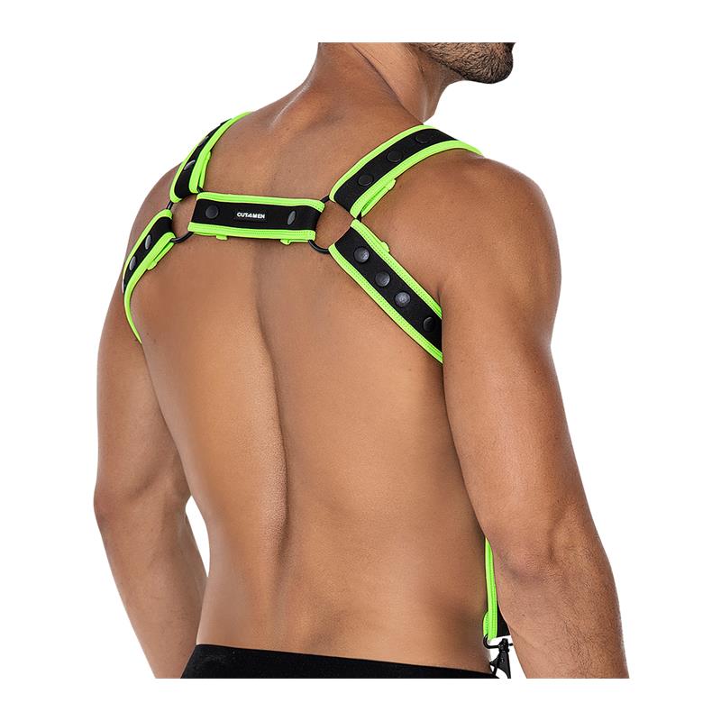 Arnés H4rness05  De Pecho Neon Verde Talla Única