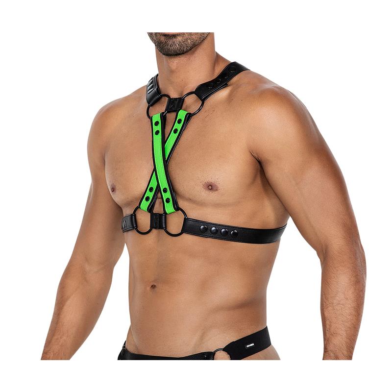 Arnés H4rness06  De Pecho 4way Verde Talla Única