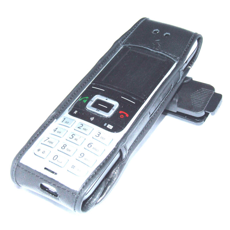 Haco Ledertasche Unify Openscape Dect S4/S5, Drehclip