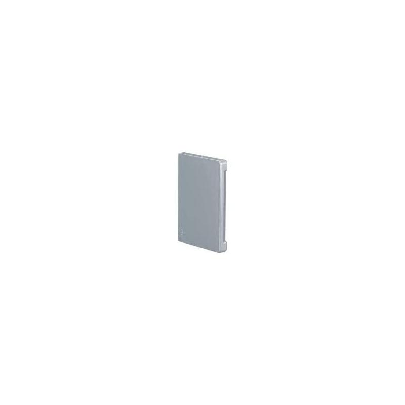 Hager Endstck Kaschierend Br651006lan Hfr Pc Abs A Br A Ot80mm Lackiert Alu