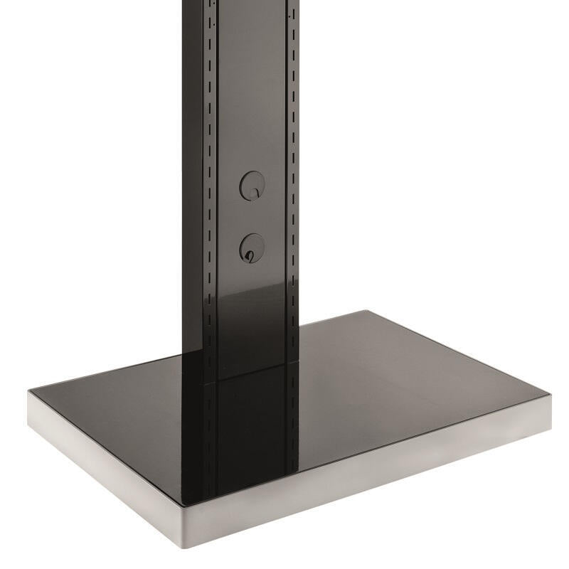 Hagor 1566 Soporte De Pie Para Pantalla Plana 139,7 Cm (55") Soporte De Suelo Con Ruedas Para Pantalla Plana Negro