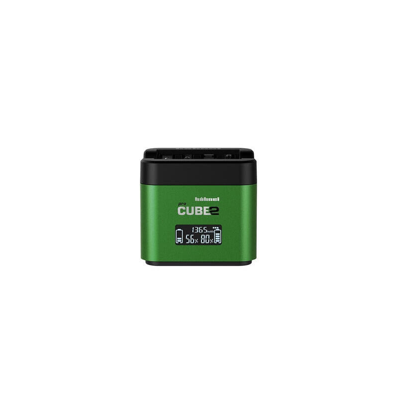 Hähnel Doppelcargador Pro Cube 2 - Fuji Con Lcd-Display Retail