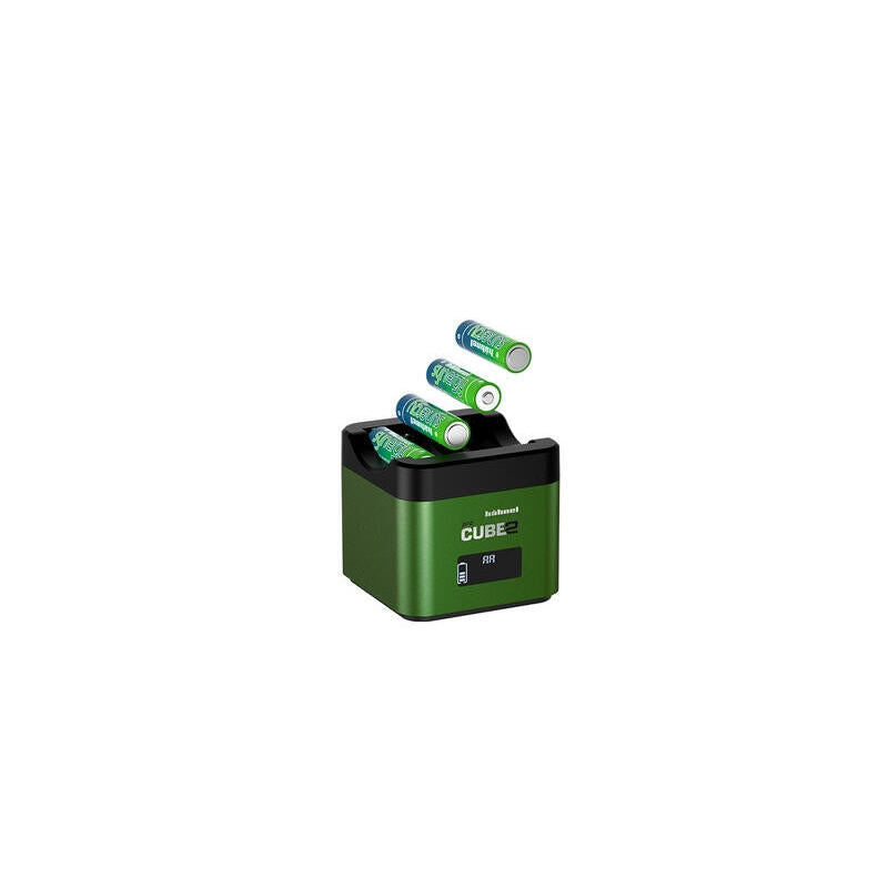 Hähnel Doppelcargador Pro Cube 2 - Fuji Con Lcd-Display Retail