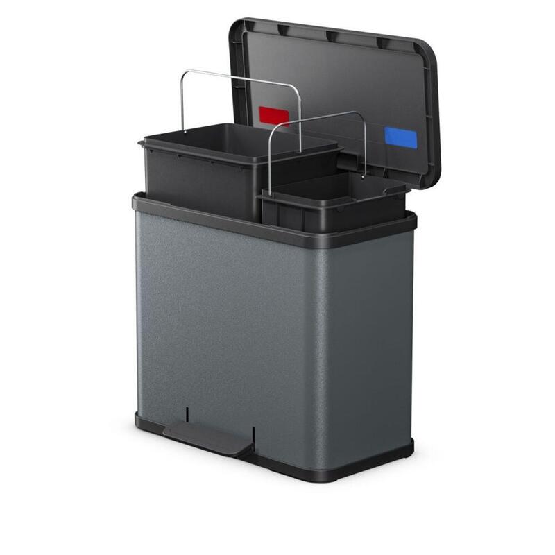 Hailo Öko Duo Plus L Dark Grey, Matte