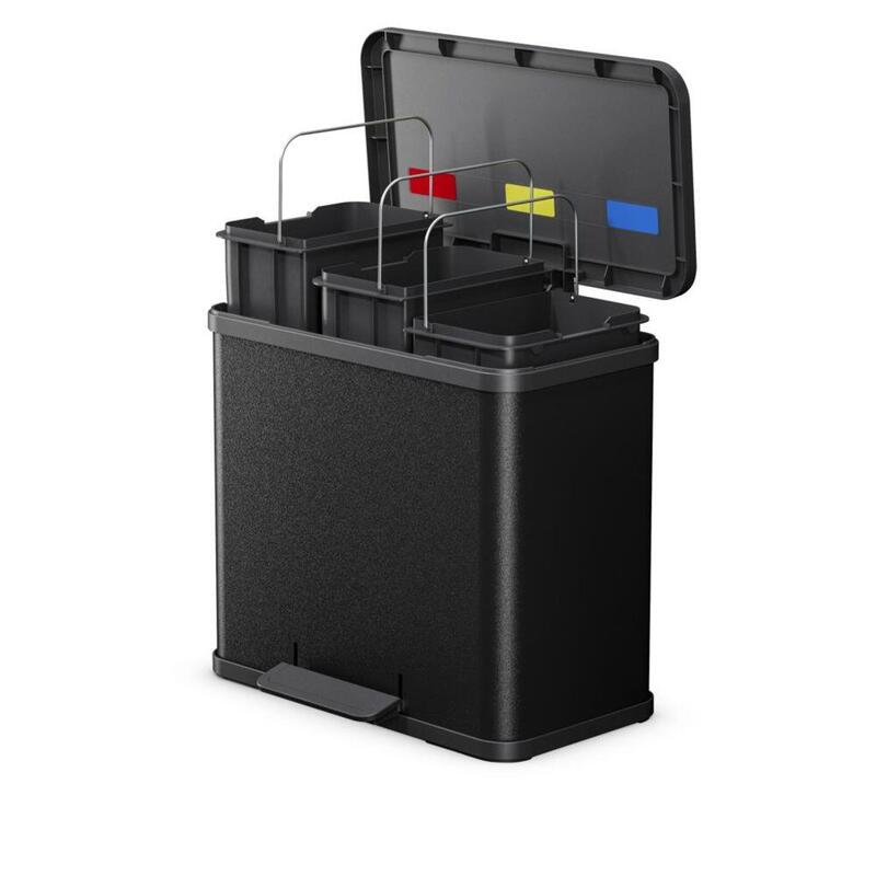 Hailo Öko Trio Plus L Black, Matte