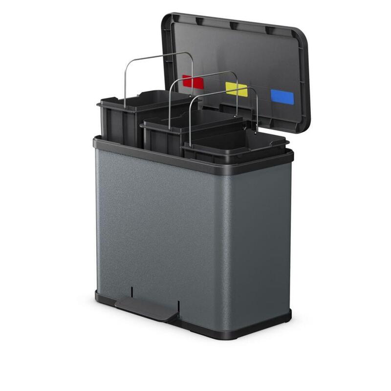 Hailo Öko Trio Plus L Dark Grey, Matte
