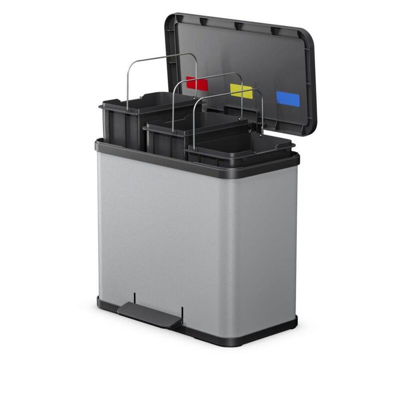 Hailo Öko Trio Plus L Light Grey, Matte