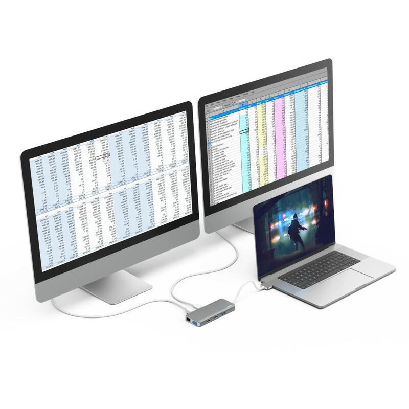 Hama Multiport Usb-C Apple Macbook Air & Pro